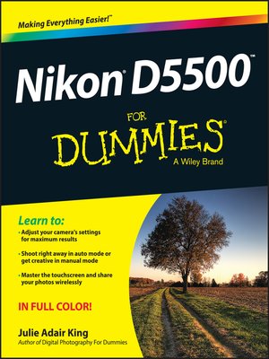 cover image of Nikon D5500 For Dummies